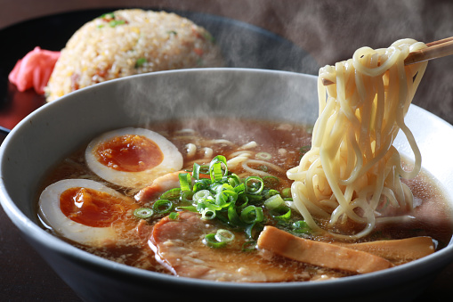 Picture of the chef's special ramen bowl